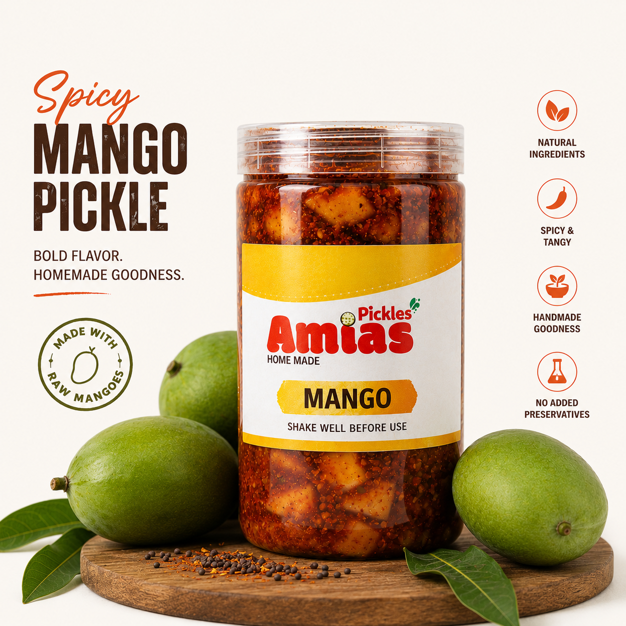 Malabar Mango Pickle | 500g